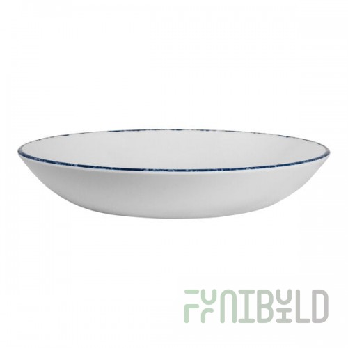 Creations Blue Dapple from Steelite International 27 oz. Coupe Melamine Bowl - 12/Case
