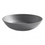 American Metalcraft Mix & Matte 16 oz. Gray Marble Melamine Bowl
