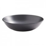 American Metalcraft Mix & Matte 16 oz. Gray Marble Melamine Bowl