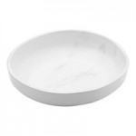 American Metalcraft Mix & Matte 16 oz. Gray Marble Melamine Bowl