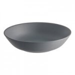 American Metalcraft Mix & Matte 16 oz. Gray Marble Melamine Bowl