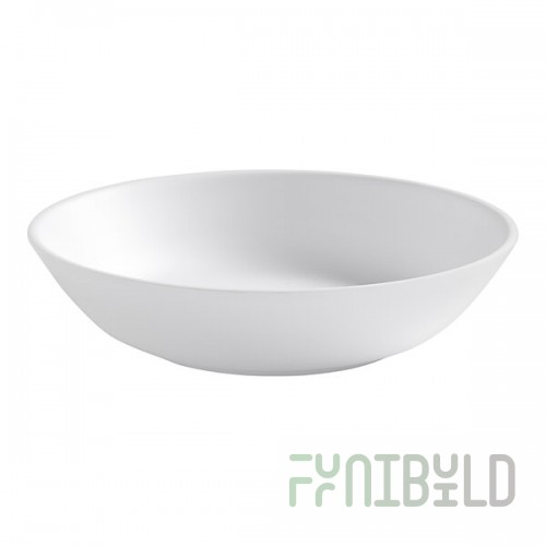 American Metalcraft Mix & Matte 16 oz. White Melamine Bowl