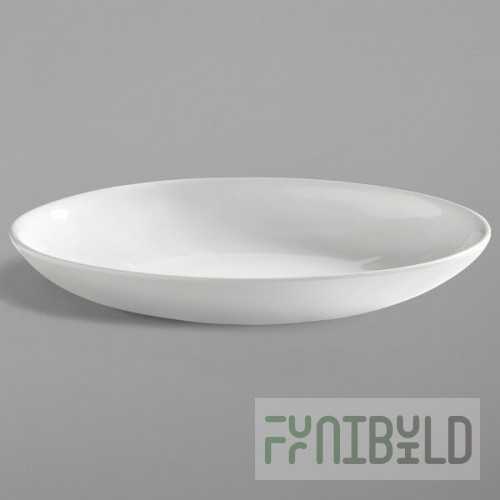 American Metalcraft CBL20CL Crave 20 oz. Cloud Coupe Melamine Bowl