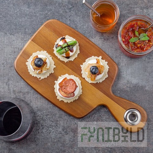 TableCraft ACAMBB1206 Acacia Wood Display Bread Board - 8