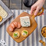 TableCraft ACAMBB1206 Acacia Wood Display Bread Board - 8 TableCraft ACAMBB1206 Acacia Wood Display Bread Board - 8