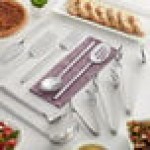 Carlisle Terra 10-Piece 18/0 Hammered Stainless Steel Heavy Weight Buffetware Utensils Set Carlisle Terra 10-Piece 18/0 Hammered Stainless Steel Heavy Weight Buffetware Utensils Set