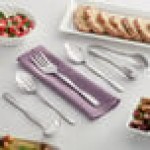 American Metalcraft 5-Piece Hammered Stainless Steel Serving Utensil Set