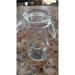 Acopa 17 oz. Customizable Glass Carafe with Resealable Lid - 12/Case Acopa 17 oz. Customizable Glass Carafe with Resealable Lid - 12/Case