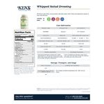 Ken's Foods 1 Gallon Whipped Salad Dressing - 4/Case Ken's Foods 1 Gallon Whipped Salad Dressing - 4/Case