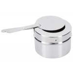 Acopa Supreme 6.5 Qt. Round Gold Accent Roll Top Chafer