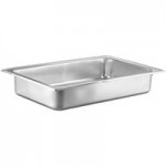Acopa Supreme 6.5 Qt. Round Gold Accent Roll Top Chafer