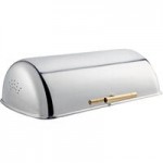 Acopa Supreme 6.5 Qt. Round Gold Accent Roll Top Chafer
