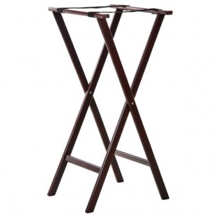 TableCraft 22 Mahogany Tray Stand - 38