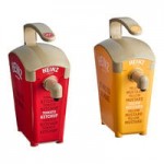 Heinz Keystone 1.5 Gallon Yellow Plastic Countertop Mustard Pump Dispenser