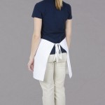 Chef Revival White Poly-Cotton Customizable Waist Apron - 17