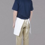Chef Revival White Poly-Cotton Customizable Waist Apron - 17
