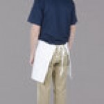 Chef Revival White Poly-Cotton Customizable Waist Apron - 17