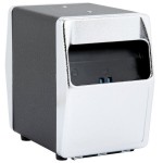 Vollrath 6509-06 Two Sided Tabletop Lowfold Napkin Dispenser - Black