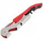 Franmara 5400-20 Duo-Lever Customizable Waiter's Corkscrew with Red Enamel Handle Franmara 5400-20 Duo-Lever Customizable Waiter's Corkscrew with Red Enamel Handle