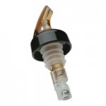 Precision Pours 34 CL C 0.75 oz. Crystal Clear Measured Liquor Pourer with Collar - 12/Pack