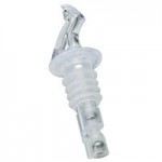 Precision Pours 200 BL F 2 oz. Ocean Blue Measured Liquor Pourer with Fliptop - 12/Pack Precision Pours 200 BL F 2 oz. Ocean Blue Measured Liquor Pourer with Fliptop - 12/Pack