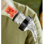 Choice 1 oz. 3-Ball Measured Liquor Pourer with Collar - 12/Pack Choice 1 oz. 3-Ball Measured Liquor Pourer with Collar - 12/Pack