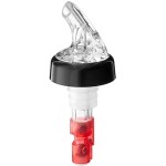 Choice 1 oz. 3-Ball Measured Liquor Pourer with Collar - 12/Pack Choice 1 oz. 3-Ball Measured Liquor Pourer with Collar - 12/Pack