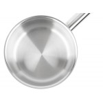 Vollrath 3800 Optio 1 Qt. Stainless Steel Sauce Pan / Butter Warmer with Aluminum-Clad Bottom and Cover