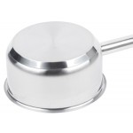 Vollrath 3800 Optio 1 Qt. Stainless Steel Sauce Pan / Butter Warmer with Aluminum-Clad Bottom and Cover