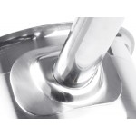 Vollrath 3800 Optio 1 Qt. Stainless Steel Sauce Pan / Butter Warmer with Aluminum-Clad Bottom and Cover