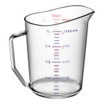 Cambro 100MCCW135 Camwear® 1 Qt. Clear Polycarbonate Measuring Cup
