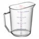 Cambro 100MCCW135 Camwear® 1 Qt. Clear Polycarbonate Measuring Cup