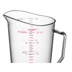 Cambro 100MCCW135 Camwear® 1 Qt. Clear Polycarbonate Measuring Cup