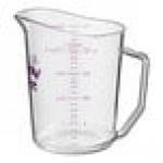Cambro 100MCCW135 Camwear® 1 Qt. Clear Polycarbonate Measuring Cup