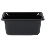 Vollrath 8036420 Super Pan® 1/3 Size Black Polycarbonate Food Pan - 6