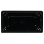 Vollrath 8036420 Super Pan® 1/3 Size Black Polycarbonate Food Pan - 6