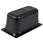 Vollrath 8036420 Super Pan® 1/3 Size Black Polycarbonate Food Pan - 6