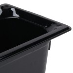 Vollrath 8036420 Super Pan® 1/3 Size Black Polycarbonate Food Pan - 6