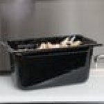 Vollrath 8036420 Super Pan® 1/3 Size Black Polycarbonate Food Pan - 6