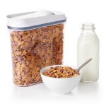 OXO Good Grips 3.4 Qt. Clear Rectangular SAN Plastic Food Storage Container with White POP Lid OXO Good Grips 3.4 Qt. Clear Rectangular SAN Plastic Food Storage Container with White POP Lid