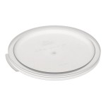 Choice 12, 18, and 22 Qt. Translucent Round Polypropylene Food Storage Container Lid Choice 12, 18, and 22 Qt. Translucent Round Polypropylene Food Storage Container Lid