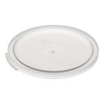 Choice 12, 18, and 22 Qt. Translucent Round Polypropylene Food Storage Container Lid Choice 12, 18, and 22 Qt. Translucent Round Polypropylene Food Storage Container Lid