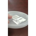 Choice 12, 18, and 22 Qt. Translucent Round Polypropylene Food Storage Container Lid Choice 12, 18, and 22 Qt. Translucent Round Polypropylene Food Storage Container Lid