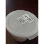 Choice 12, 18, and 22 Qt. Translucent Round Polypropylene Food Storage Container Lid Choice 12, 18, and 22 Qt. Translucent Round Polypropylene Food Storage Container Lid