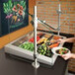 Hatco CWBP-2 Two Pan Slanted Drop-In Refrigerated Cold Food Well with Drain - 120V Hatco CWBP-2 Two Pan Slanted Drop-In Refrigerated Cold Food Well with Drain - 120V