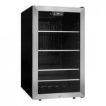 Danby DBC434A1BSSDD 4.3 Cu. Ft. Stainless Steel Glass Door Beverage Refrigerator with Towel Bar Handle