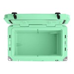 CaterGator CG45SFW Seafoam 45 Qt. Mobile Rotomolded Outdoor Cooler / Ice Chest