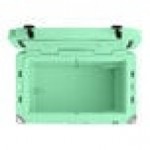 CaterGator CG45SFW Seafoam 45 Qt. Mobile Rotomolded Outdoor Cooler / Ice Chest