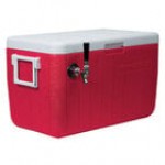 Micro Matic CB481R Red 1 Faucet 48 Qt. Insulated Jockey Box with 100 ft. Coil Micro Matic CB481R Red 1 Faucet 48 Qt. Insulated Jockey Box with 100 ft. Coil