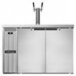 Continental Refrigerator KC50S-N-SS Double Tap Kegerator Beer Dispenser, Shallow Depth - Stainless Steel, (2) 1/2 Keg Capacity Continental Refrigerator KC50S-N-SS Double Tap Kegerator Beer Dispenser, Shallow Depth - Stainless Steel, (2) 1/2 Keg Capacity